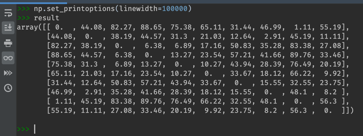 numpy line wrapping 2